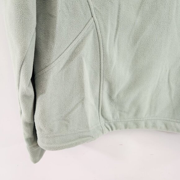Vintage North Face Mint Green Fleece Zip Up Womens Medium - Picture 8 of 13